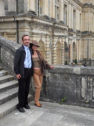 Do Quyen et Jean-Pierre Renard au château de Fontainebleau 