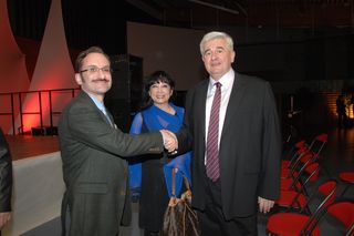 Jean Pierre Renard avec Eric Raoult et Do Quyen