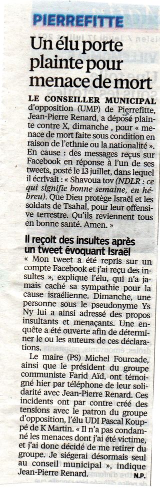 Article du Parisien