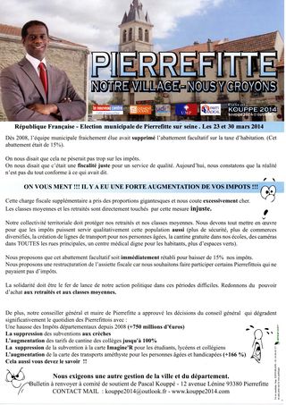 Deuxième tract de Kouppé