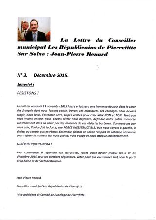 Ma Lettre d Elu municipal  