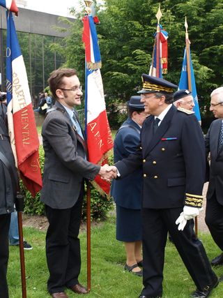 Jean Pierre Renard avec le Prefet à Bobigny