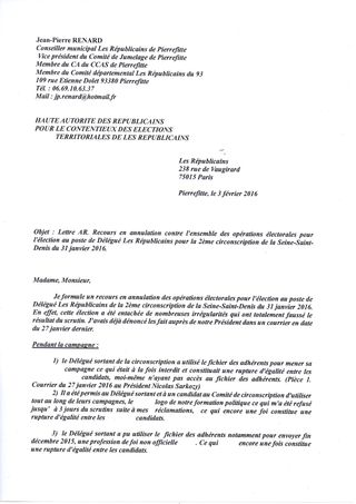 Recours 2016