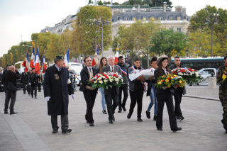 Jean-Pierre Renard à l'Arc de Triomphe ave Pierrefitte 2