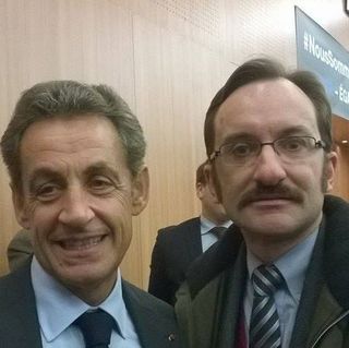 Jean-Pierre Renard avec le Président Nicolas Sarkozy 