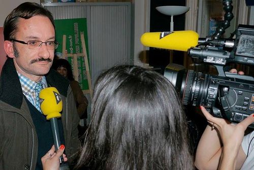 Jean-Pierre Renard à la permanence UMP de Neuilly