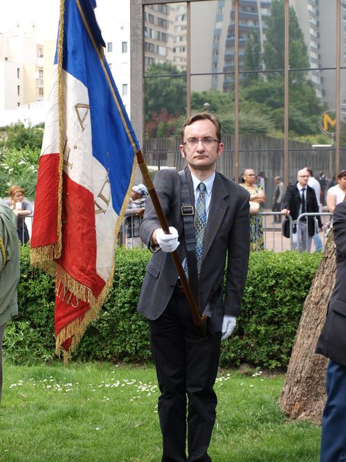 Jean Pierre Renard à une cérémonie à la Prefecture de Bobigny