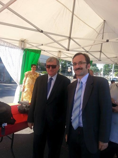 Jean-Pierre Renard et le Consul d'Algérie pour le 93
