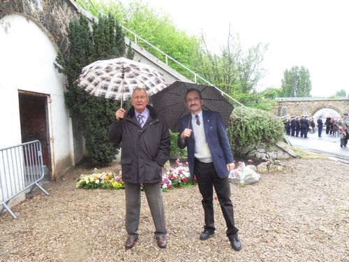 Jean Pierre Renard et Michel Swiatek au Fort de Romainville 4 
