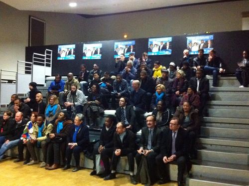 Jean-Pierre Renard lors de la réunion publique à Stains pour les départementales 2015