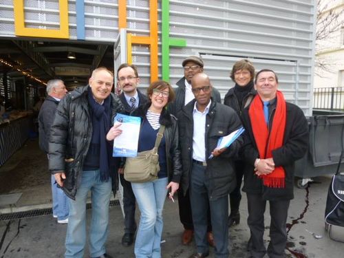 Jean-Pierre Renard pour les départementales et Georges Melane à La Plaine St Denis