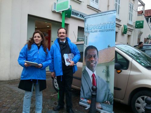 Jean Pierre Renard, premier marché de campagne pour Kouppé