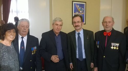 Jean-Pierre Renard;  Radomir Ilic; Ferdinand Bramoullé et Roland Deschildre